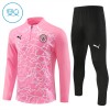 Manchester City Trainings Sweatshirt Quarter-zip 2024-25 Roze - Kids